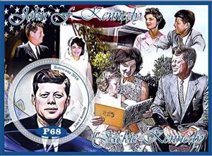 Souvenir Sheet, Great People John Kennedy, Cinderellas,  