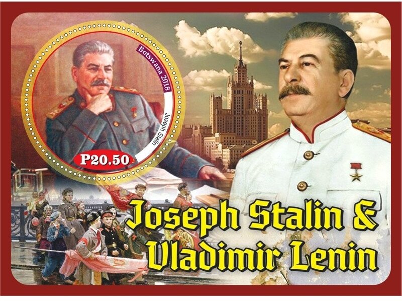 Great People Joseph Stalin and Vladimir Lenin