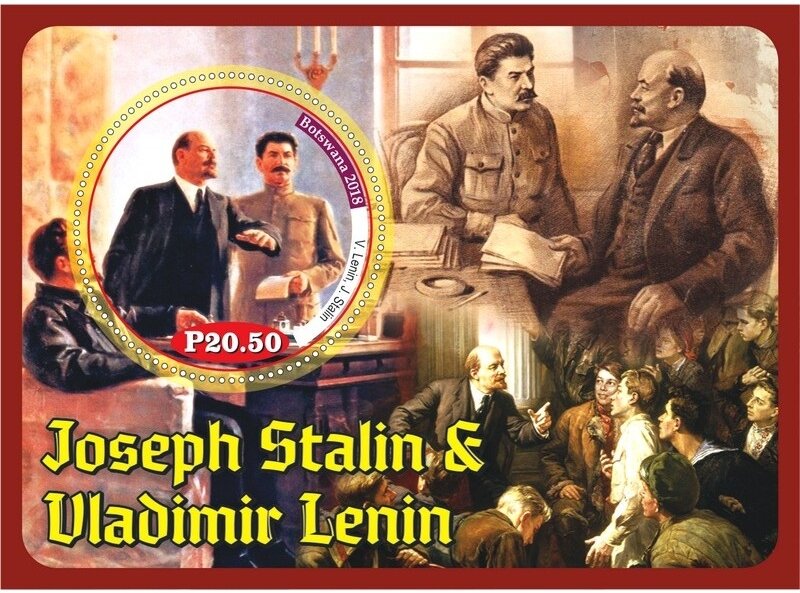 Great People Joseph Stalin and Vladimir Lenin