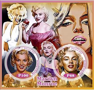 Mini Sheet, Great People Marilyn Monroe, Cinderellas,  , Actors
