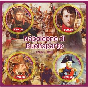 Mini Sheet, Great People Napoleon Bonaparte, Cinderellas,  , Heads of State