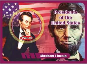 Souvenir Sheet, Great People Presidents of the United States, Cinderellas,  , Heads of State