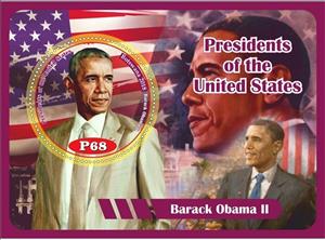 Souvenir Sheet, Great People Presidents of the United States, Cinderellas,  , Heads of State