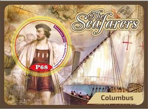 Souvenir Sheet, Great People The Seafarers, Cinderellas,  , Navigators, Sailing Ships