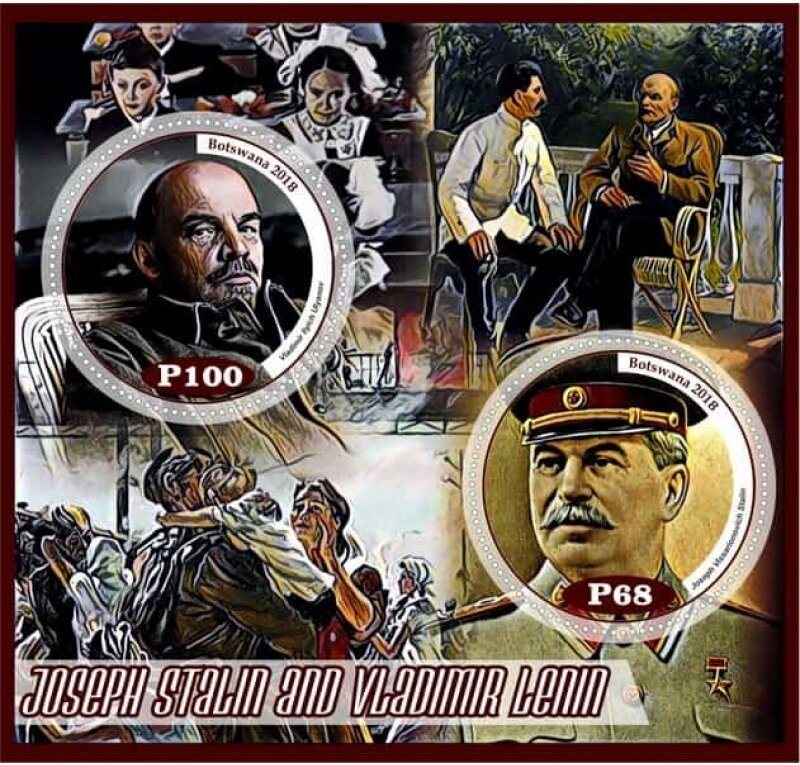 Great People Vladimir Lenin and Joseph Stalin
