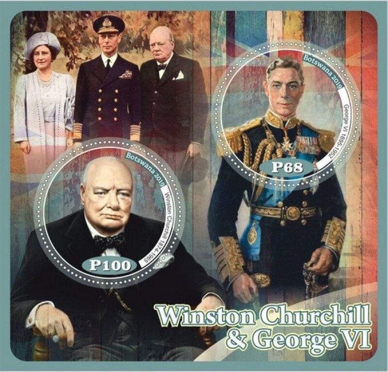 Great People Winston Churchill and George VI