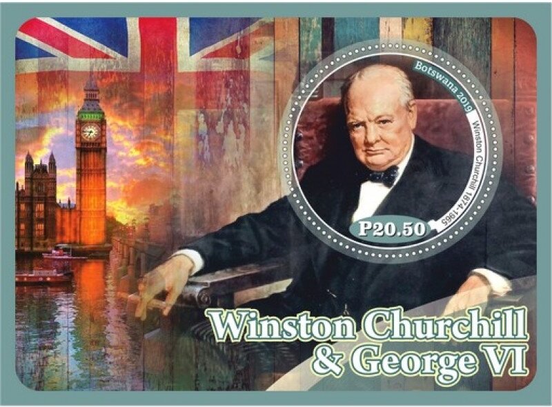 Great People Winston Churchill and George VI