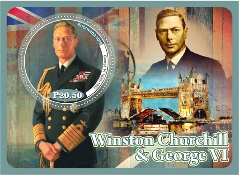 Great People Winston Churchill and George VI