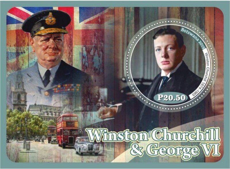 Great People Winston Churchill and George VI