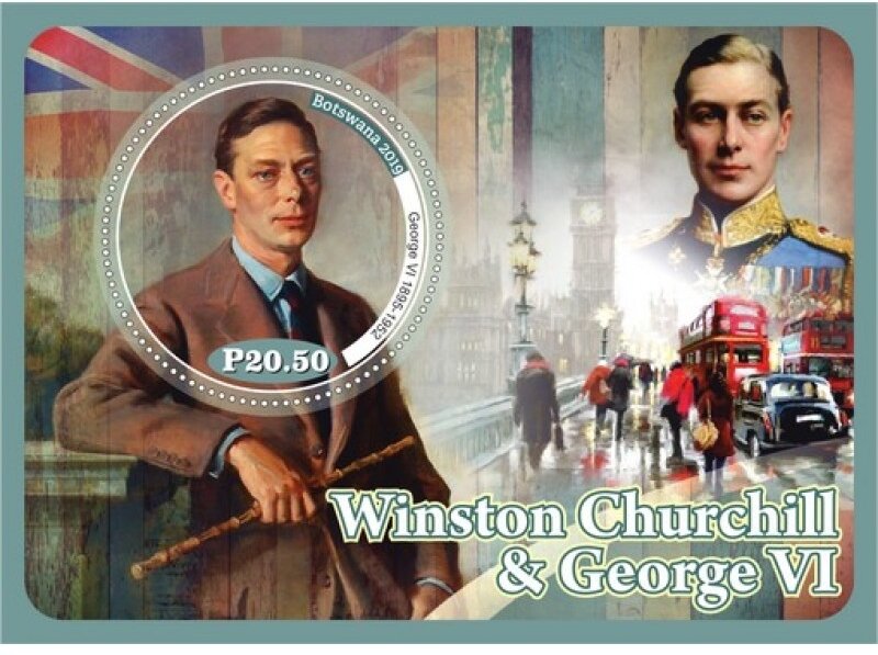 Great People Winston Churchill and George VI