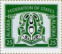 Stamp, Green frog, Cinderellas,  , Frogs, Stylized Animals