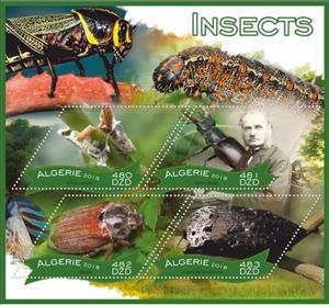 Mini Sheet, Insects, Cinderellas,  , Animals (Fauna), Insects