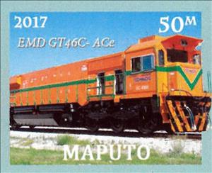 Stamp, Locomotives, Cinderellas,  , Locomotives, Railways