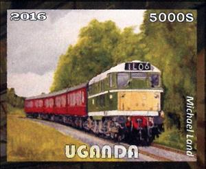 Stamp, Locomotives, Cinderellas,  , Locomotives, Railways