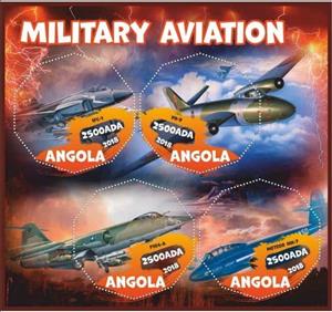 Mini Sheet, Military aviation, Cinderellas,  , Aviation, Military Forces