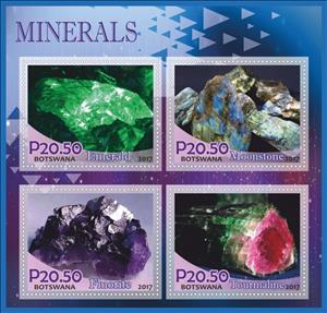 Mini Sheet, Minerals, Cinderellas,  