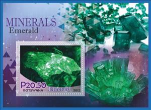 Souvenir Sheet, Minerals, Cinderellas,  