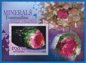 Souvenir Sheet, Minerals, Cinderellas,  