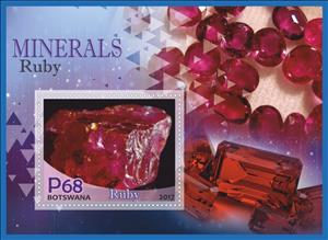 Souvenir Sheet, Minerals, Cinderellas,  