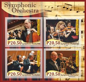 Mini Sheet, Music Symphonic Orchestra, Cinderellas,  
