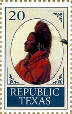 Stamp, Native chief, Cinderellas,  , Men, Native Americans (Indians), Tribal Chiefs and Caciques
