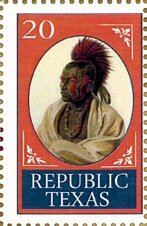 Stamp, Native chief, Cinderellas,  , Men, Native Americans (Indians), Tribal Chiefs and Caciques