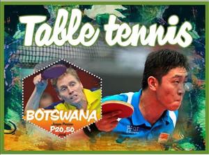 Souvenir Sheet, Sport Table tennis, Cinderellas,  , Sports, Table Tennis