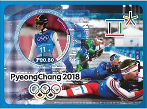 Souvenir Sheet, Sports Winter Olympic Games PyeongChang 2018, Cinderellas,  , Olympic Games, Sports
