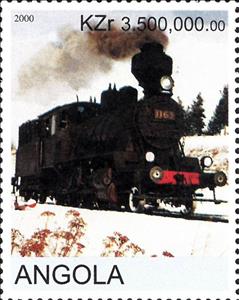 Stamp, Train, Cinderellas,  , Locomotives, Railways