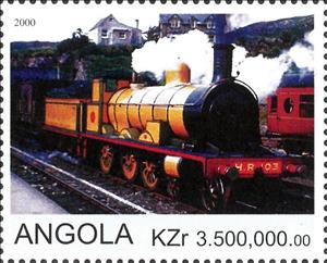 Stamp, Train, Cinderellas,  , Locomotives, Railways