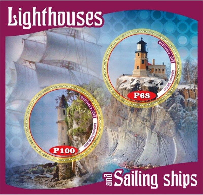 Transport Lighthouses and sailing ships