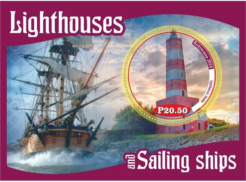 Transport Lighthouses and sailing ships