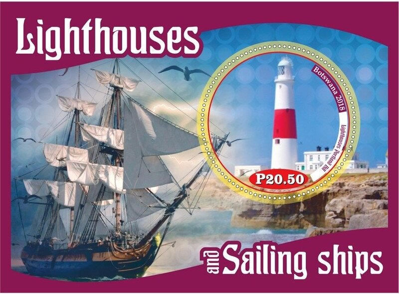 Transport Lighthouses and sailing ships