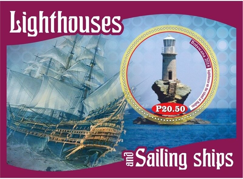 Transport Lighthouses and sailing ships