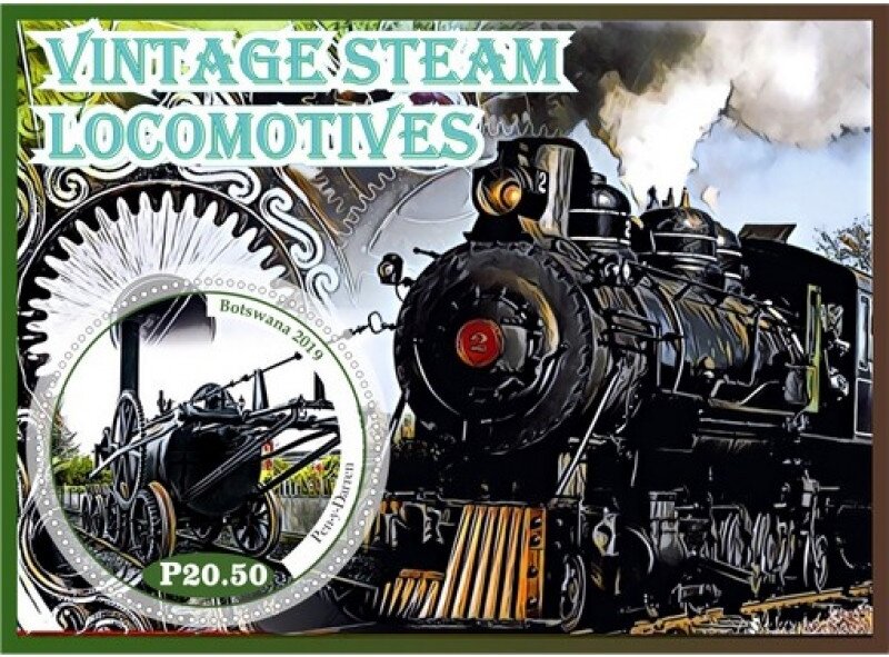 Transport Vintage steam locomotives