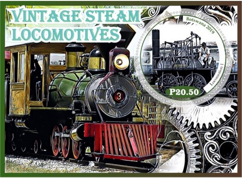 Transport Vintage steam locomotives