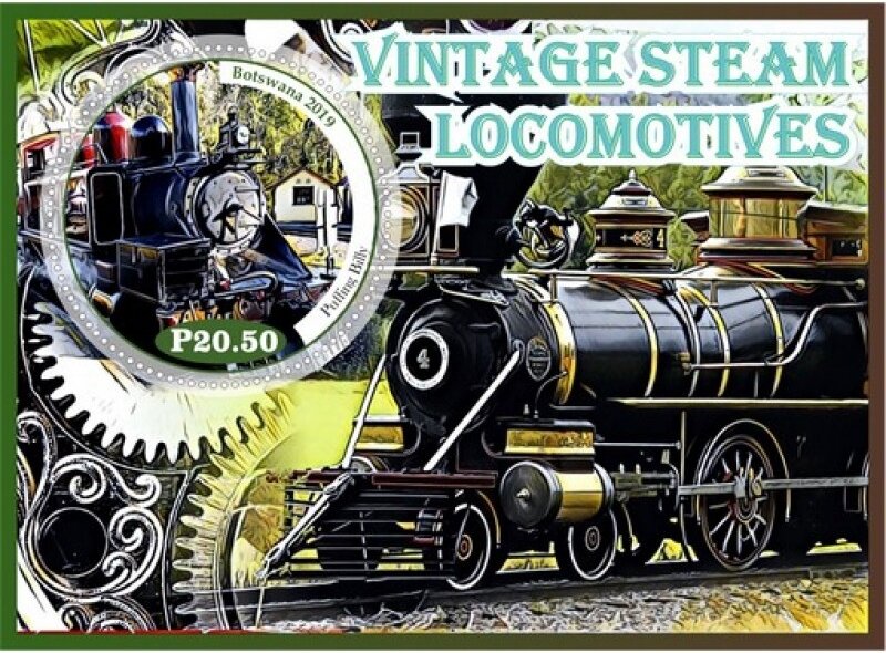 Transport Vintage steam locomotives