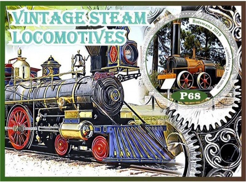 Transport Vintage steam locomotives