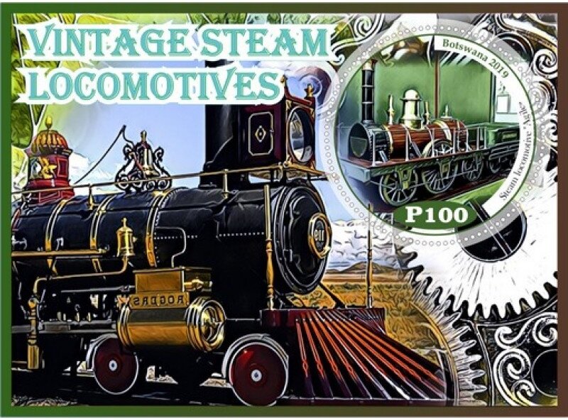 Transport Vintage steam locomotives