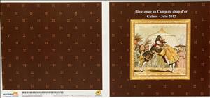 Booklet, Guines. Field of the Cloth of Gold Diplomatic Meeting .., France- Personalized stamps,  , Diplomacy, Kings, Knights
