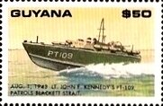 PT-109 in Blackett Strait, Aug. 1