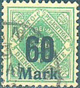 Stamp, 1.Inflation edition, German States,  