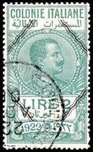 Stamp, King Victor Emanuel III facing right, Italian Colonies (General Issues)- Revenue Stamps,  , Famous People, Heads of State, Kings, Men, Royalty