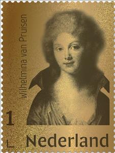 Stamp, Wilhelmina of Prussia, Netherlands- Personalized stamps,  