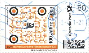 Stamp, 100 Jahre BDH, Personalized and Private Mail Stamps,  , Healthcare