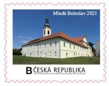Stamp, Bývalý piaristický klášter, Personalized and Private Mail Stamps,  , Architecture, Buildings, Churches - Cathedrals - Basilicas - Chapels, Monasteries, Townscapes / City Views