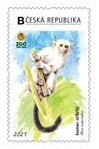 Stamp, Kosman stříbřitý, Personalized and Private Mail Stamps,  , Animals (Fauna), Anniversaries and Jubilees, Monkeys, Zoos