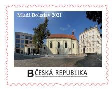 Stamp, Kostel sv. Bonaventury, Personalized and Private Mail Stamps,  , Architecture, Buildings, Churches - Cathedrals - Basilicas - Chapels, Townscapes / City Views
