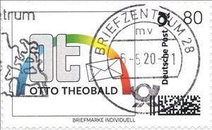 Stamp, Otto Theobald, Personalized and Private Mail Stamps,  , Letters (Mail), Stationery