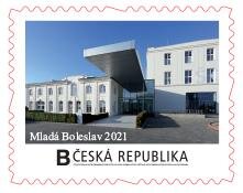 Stamp, ŠKODA Muzeum, Personalized and Private Mail Stamps,  , Architecture, Buildings, Museums, Townscapes / City Views